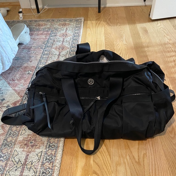 lululemon athletica Handbags - Lululemon Black Duffel Bag